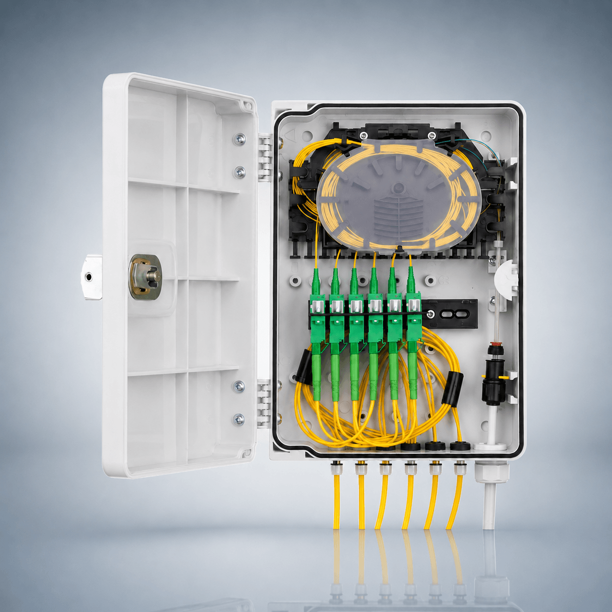 FTTH FTTx fiber abone kutusu NAP FDB terminal ve dağıtım ürünleri