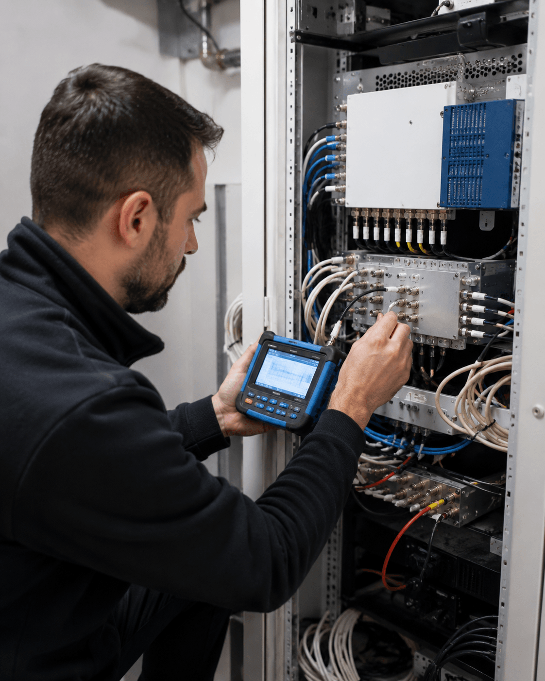 Merkezi uydu teknik servis sinyal ölçümü