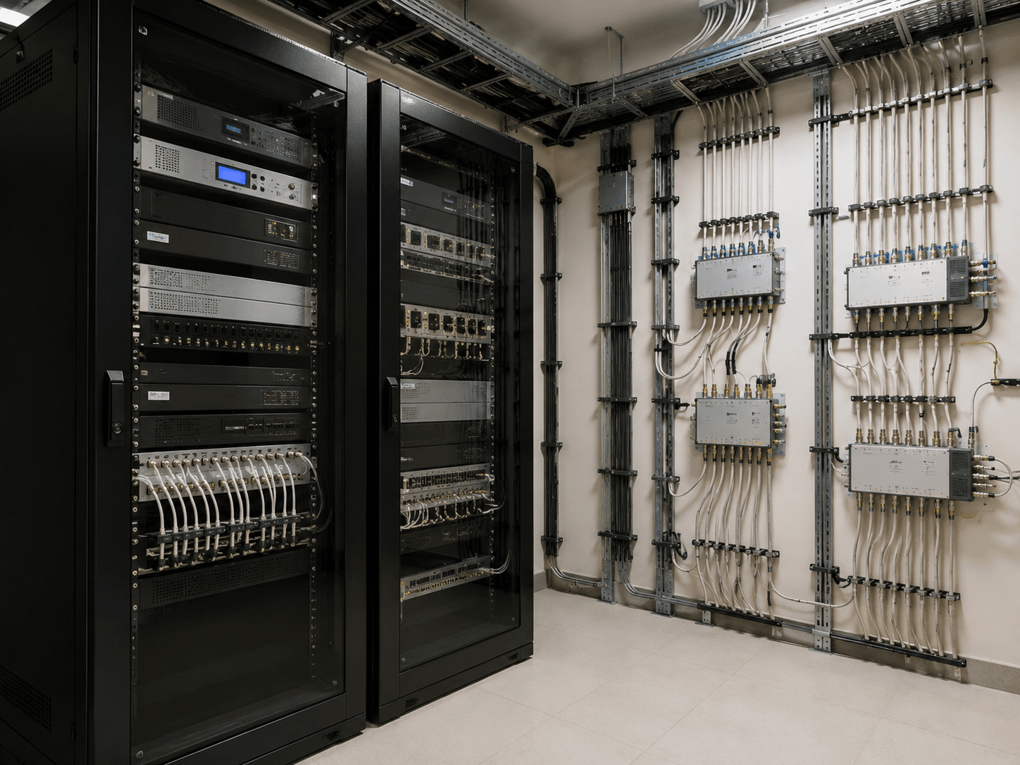 Merkezi uydu sistemi headend ve yayın dağıtım altyapısı