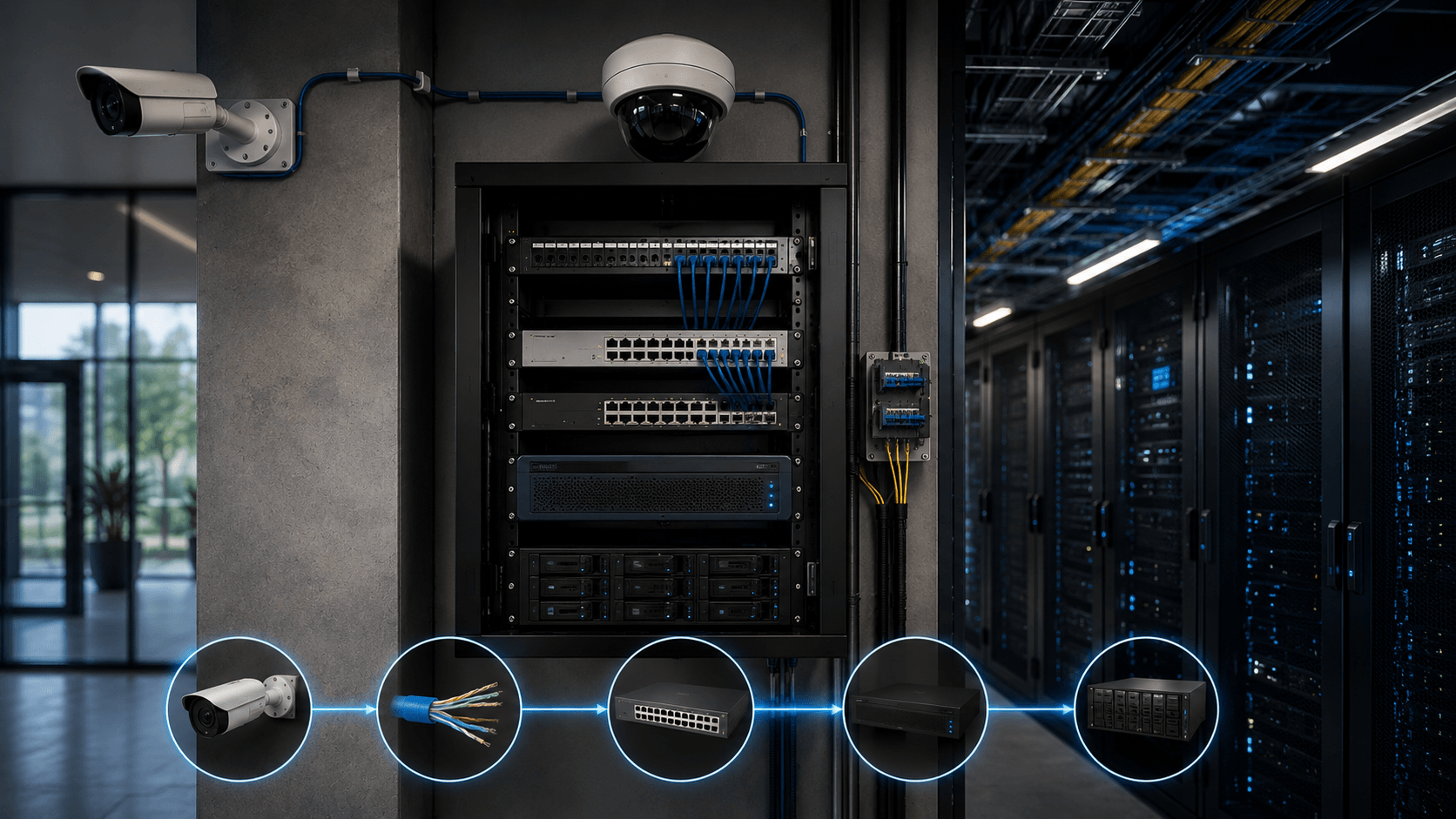 IP kamera sistem mimarisi ve network altyapısı