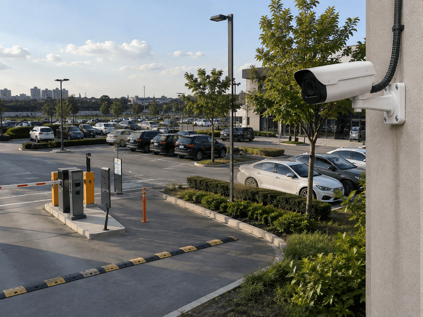 Otopark HDCVI güvenlik kamerası