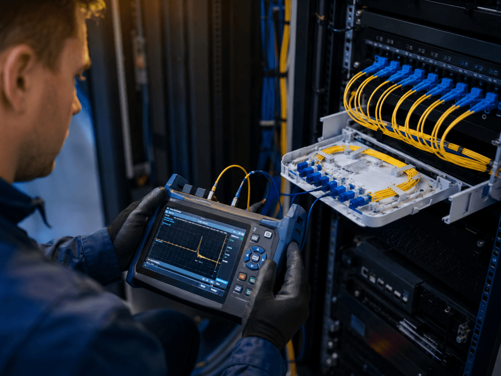 Bitlis OTDR Ölçüm Bitlis OTDR ölçüm ve fiber hat analizi