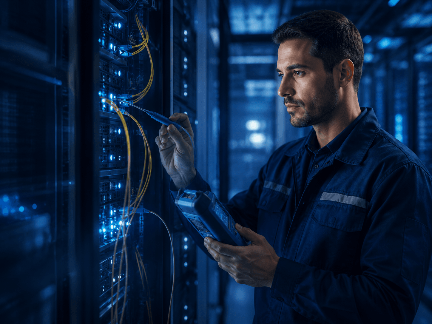 Global Fiber teknik ekip ve altyapı kalite kontrol çalışması